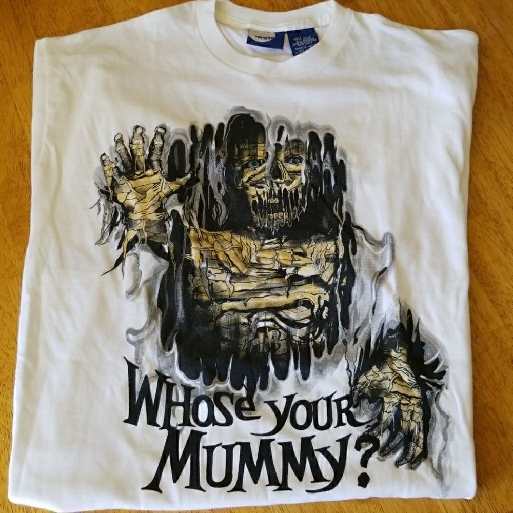 HALLOWEEN Costume Idea Tee Shirt Mummy Design T Shirt Unisex Novelty T Shirt